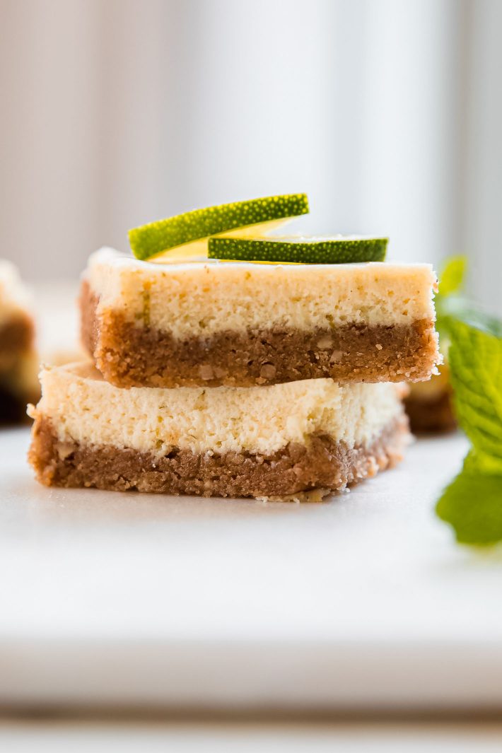 stacked key lime pie bars