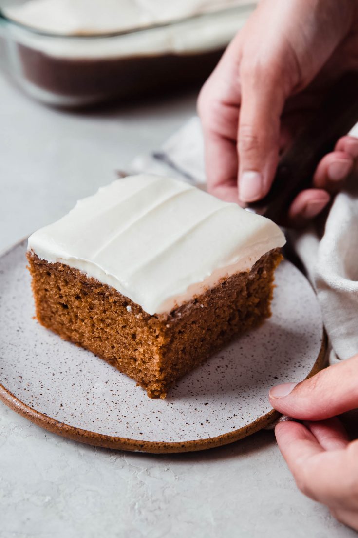 Warm & Cozy Spice Cake with Cream Cheese Frosting